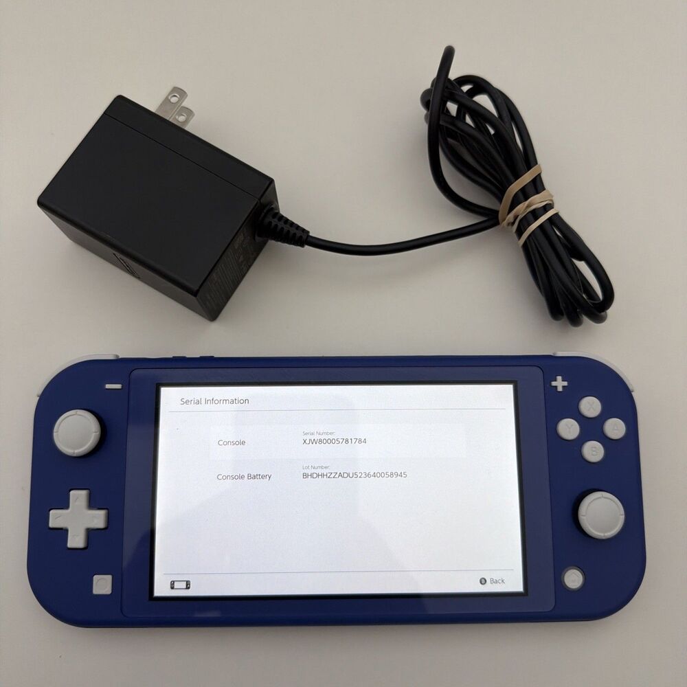 Nintendo Switch Lite Handheld Console - 32GB - Blue Purple - Tested
